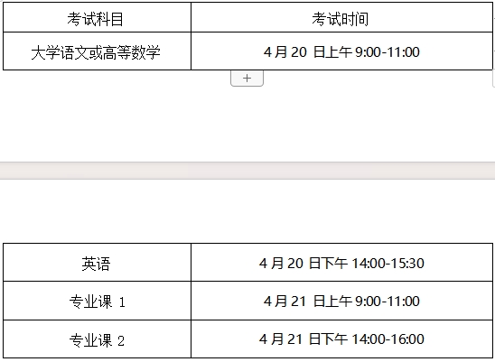 淮北理工学院2024年专升本考试时间